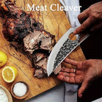 Chef Knife for Cutting, Boning & Chopping. Stainless Steel Kitchen Knife for Balance & Control