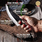 Chef Knife for Cutting, Boning & Chopping. Stainless Steel Kitchen Knife for Balance & Control