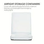 4 Pack Large Food Storage Containers 5.2L / 175oz, BPA Free Plastic Airtight Canisters for Flour, Sugar, Baking Supplies, Rice with Lids,Come with free Labels And Marker