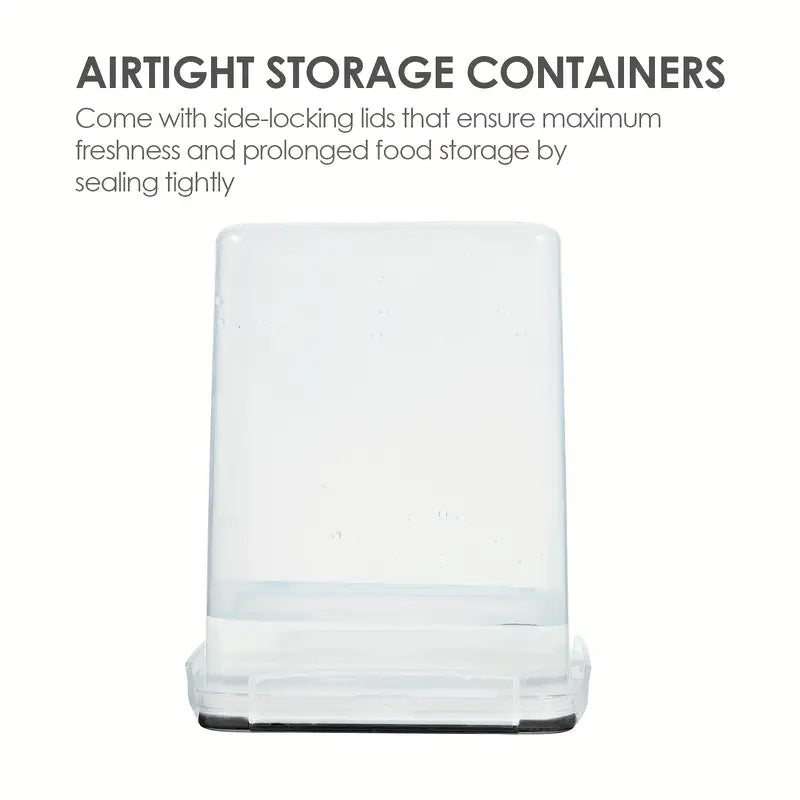 4 Pack Large Food Storage Containers 5.2L / 175oz, BPA Free Plastic Airtight Canisters for Flour, Sugar, Baking Supplies, Rice with Lids,Come with free Labels And Marker