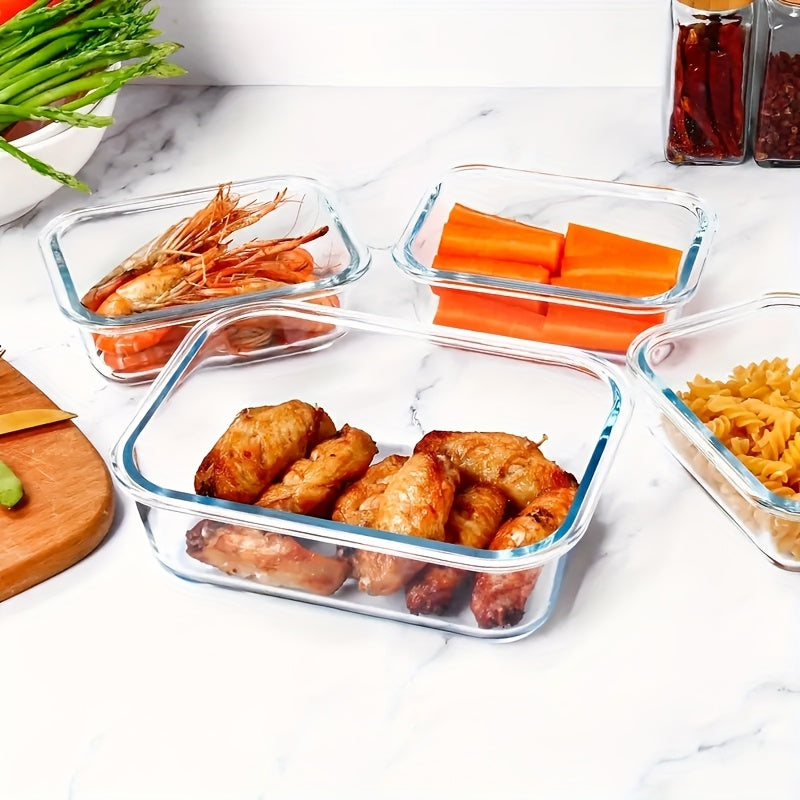 20 Pcs Glass Meal Prep Containers with Lids, MCIRCO Food Storage Containers with Snap Locking Lids, Airtight Lunch Containers, Microwave, Oven, Freezer and Dishwasher